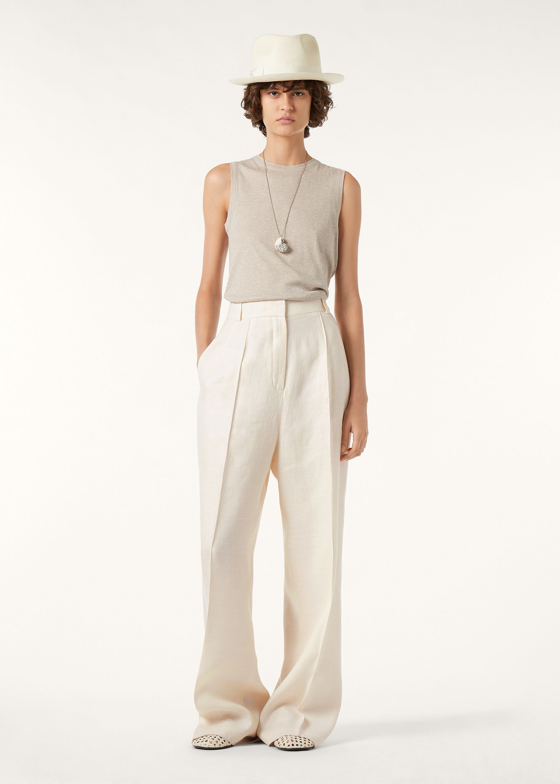 LOBELIA TANK TOP SEA ISLAND COTTON RIB