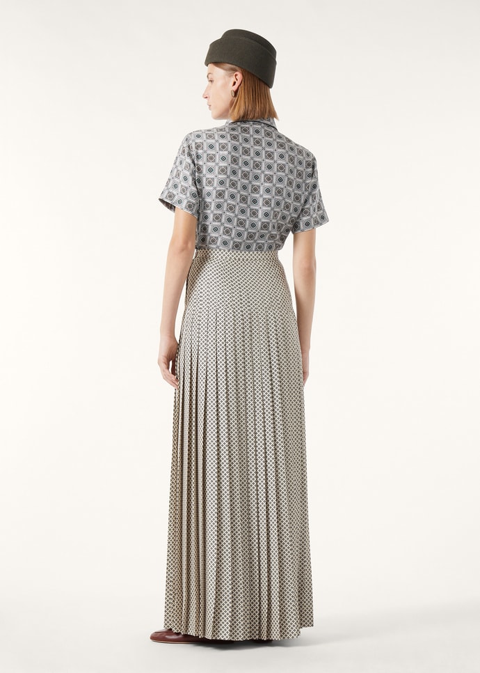 CLEA SKIRT LORO PIANA CHACO SILK TWILL M.E._FAQ6960_T1S7_4