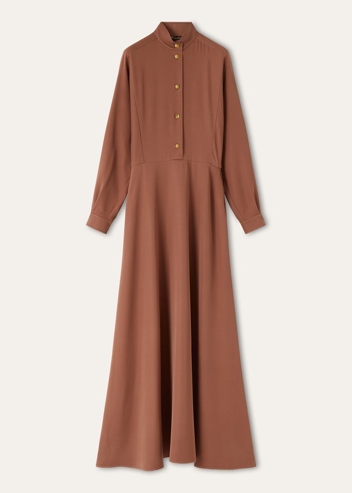 AIRY DRESS CADY CREPE M.E._FAQ6962_H11K_1