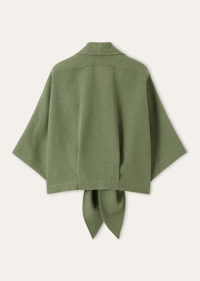 SIMONETTA SHIRT LIGHT LINEN CREPE