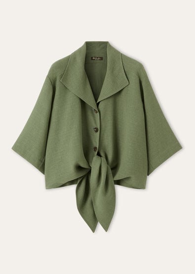 SIMONETTA SHIRT LIGHT LINEN CREPE