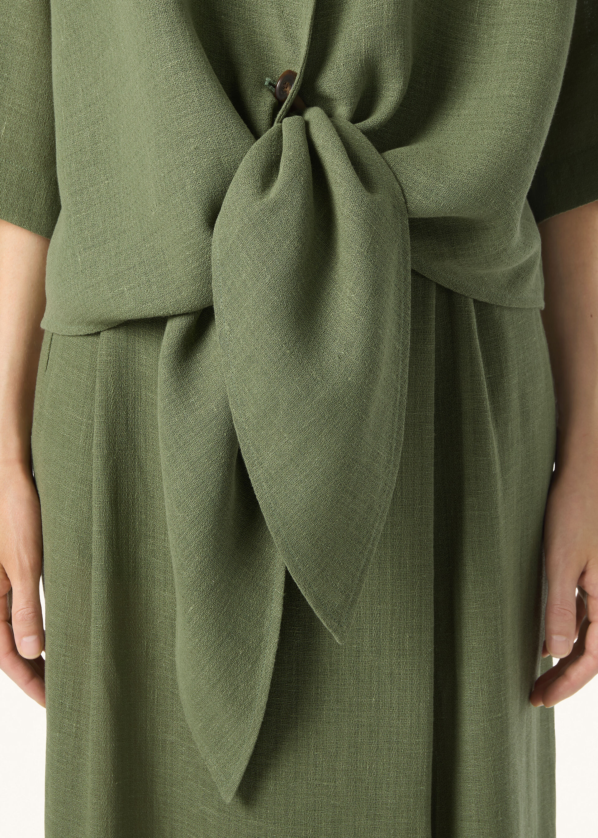 SIMONETTA SHIRT LIGHT LINEN CREPE