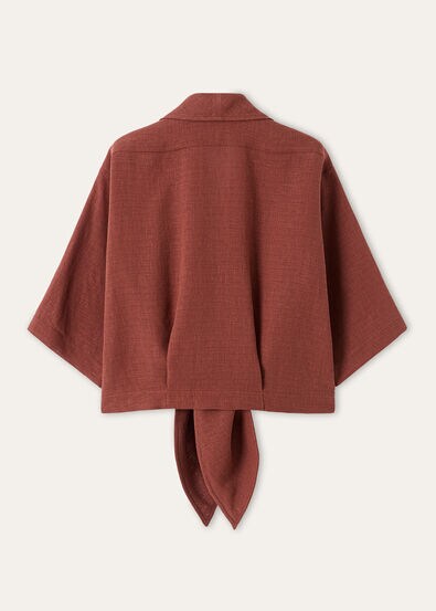 SIMONETTA SHIRT LIGHT LINEN CREPE