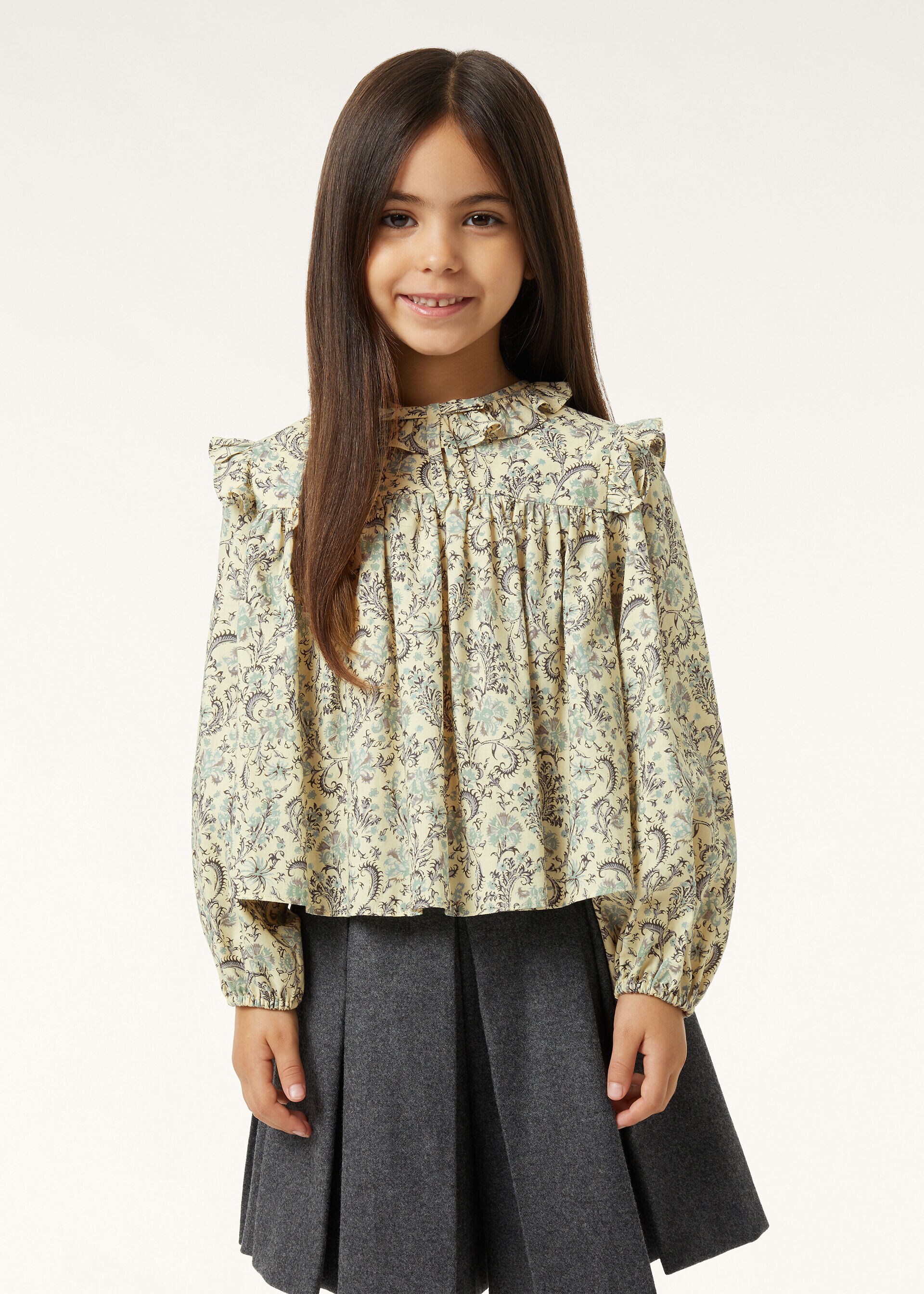 SYLVIA SHIRT MINI JASMINE BLOOM
