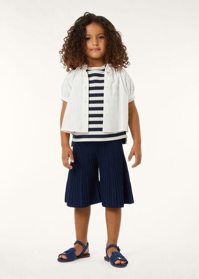 ELSA SHIRT COTTON SAIL JACQUARD