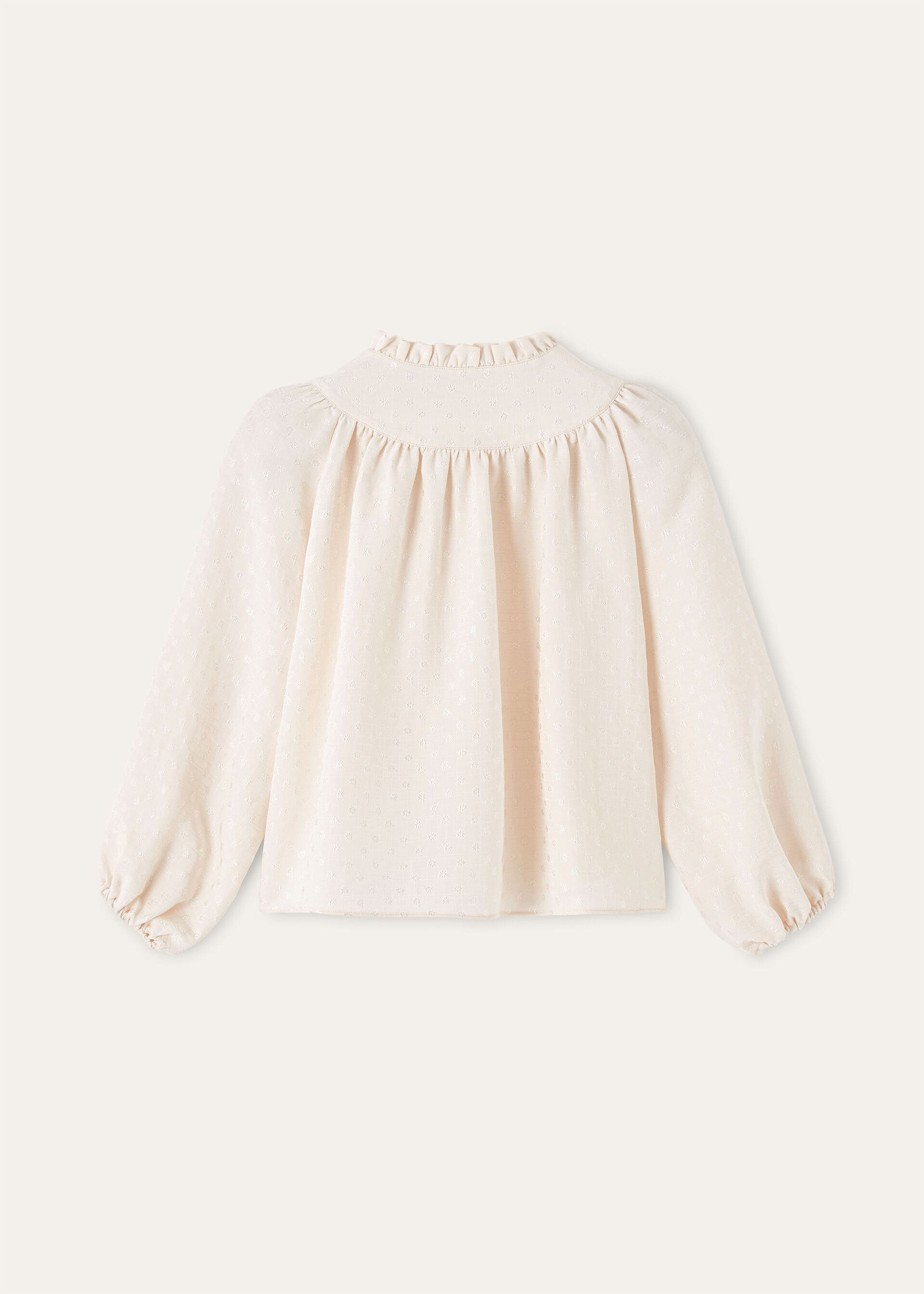 JAQUELINE SHIRT SILK FLOWER JACQUARD