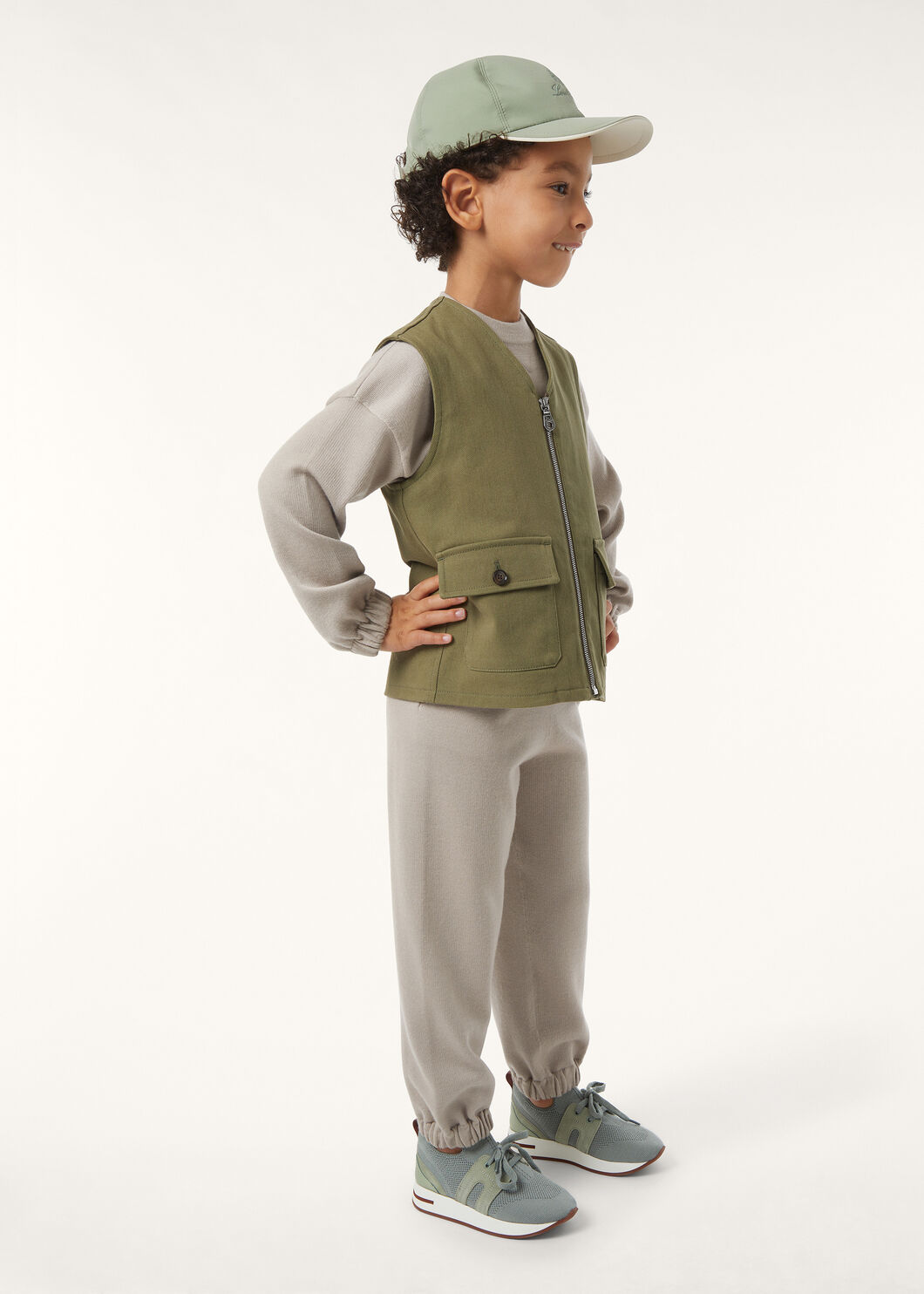 CLAUDE VEST NEW LIGHT DENIM STRETCH