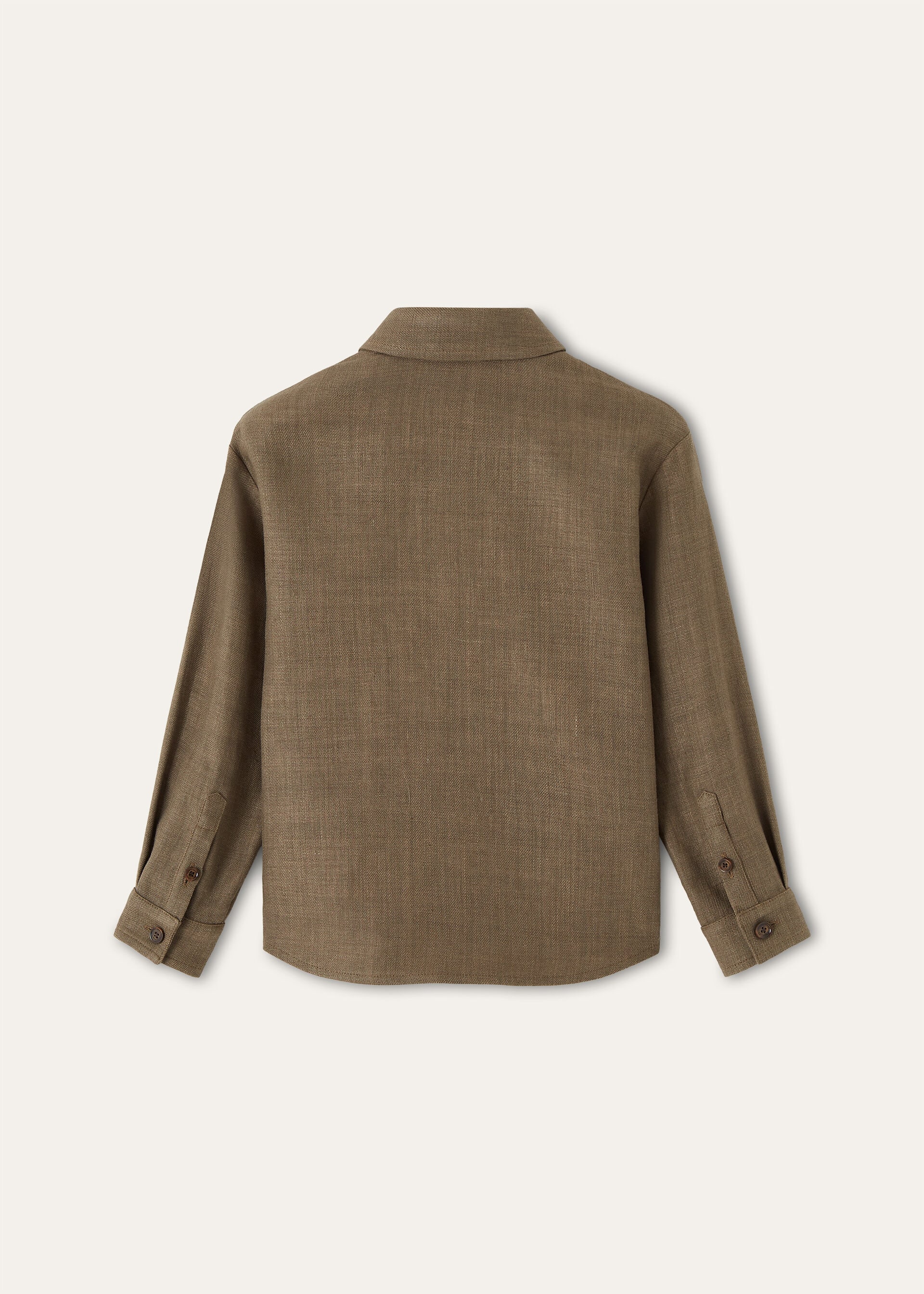 WADE SHIRT STRUCTURED LINEN WOOL