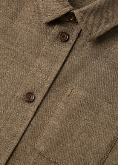 WADE SHIRT STRUCTURED LINEN WOOL