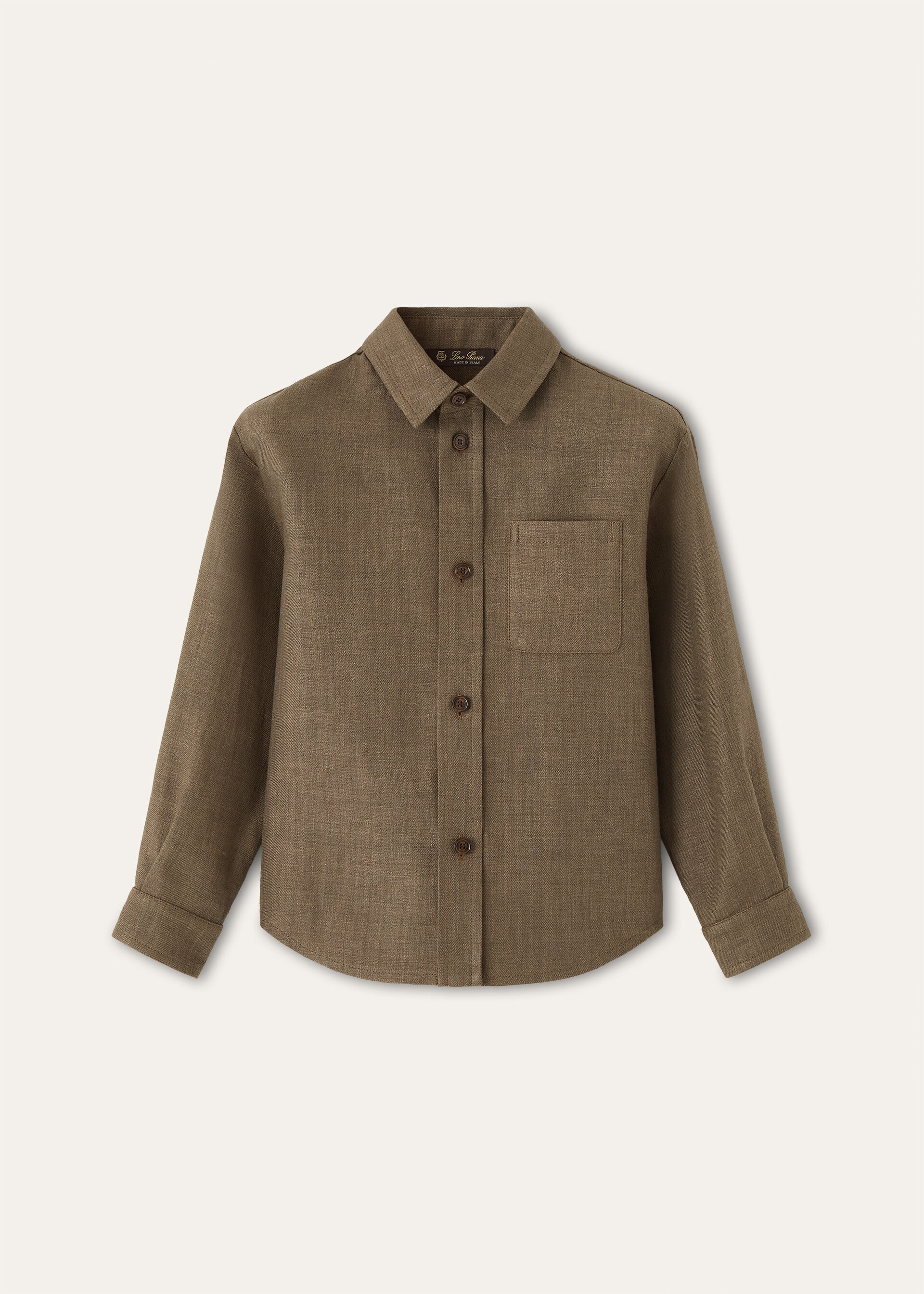 WADE SHIRT STRUCTURED LINEN WOOL