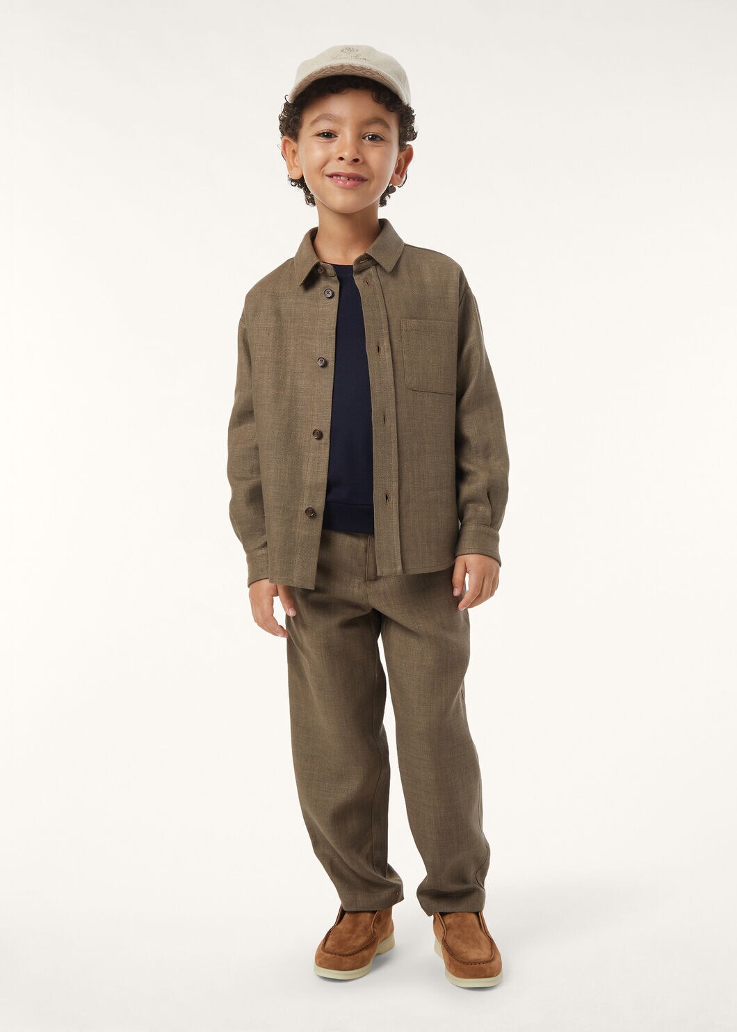 WADE SHIRT STRUCTURED LINEN WOOL