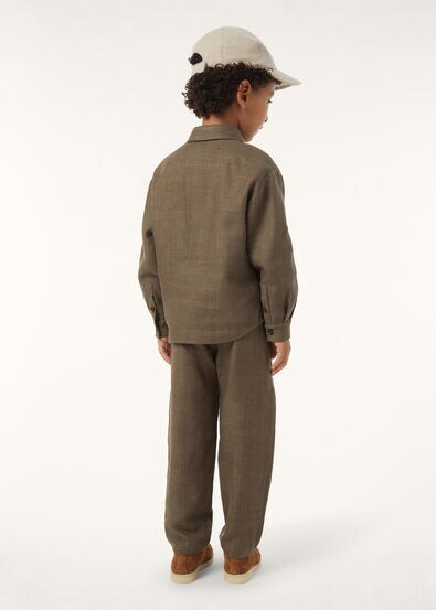 WADE SHIRT STRUCTURED LINEN WOOL