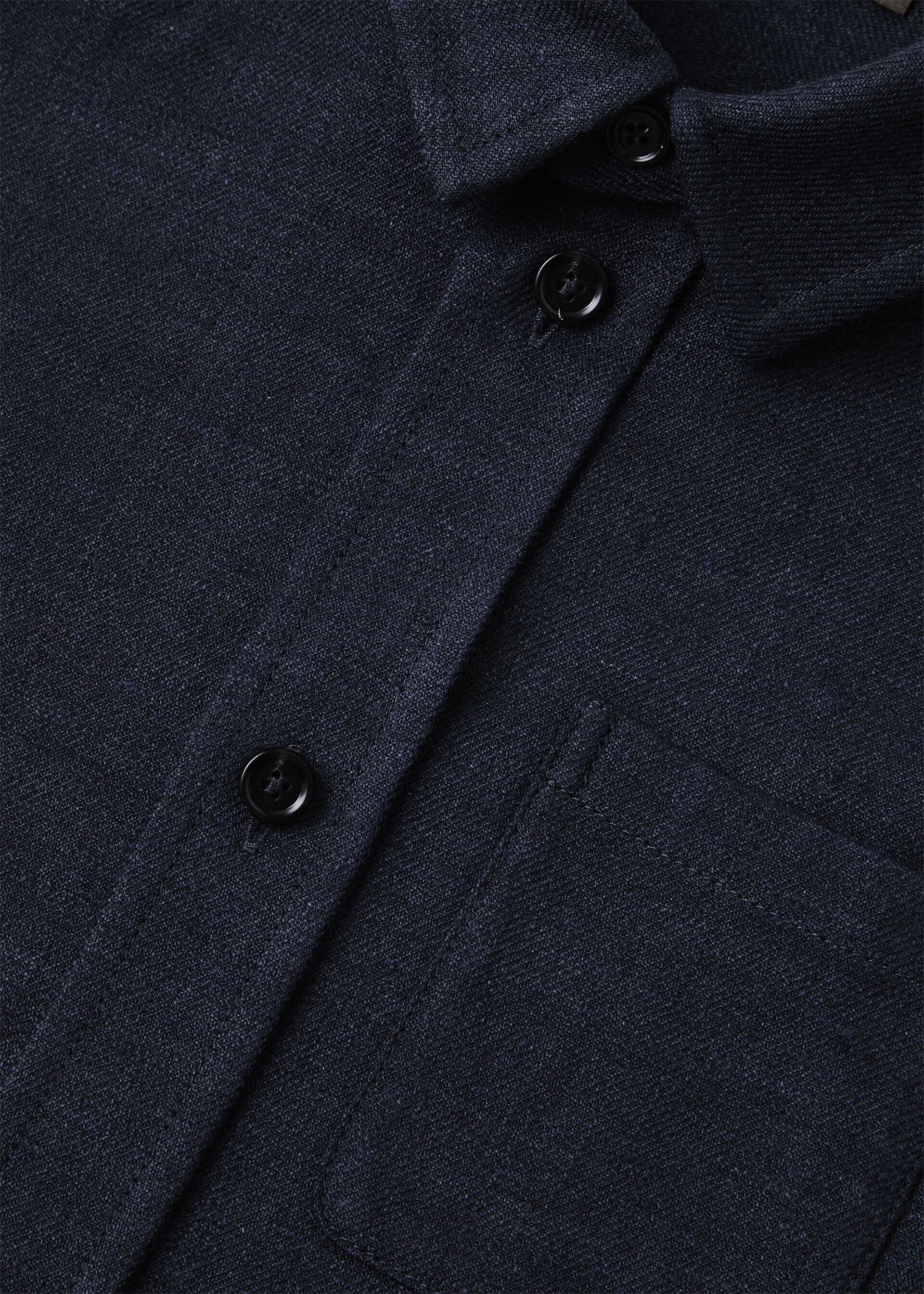 WADE SHIRT STRUCTURED LINEN WOOL