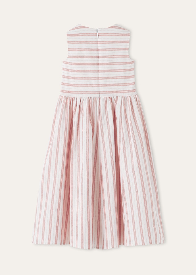 GIOVANNA DRESS COTTON VINTAGE STRIPES_FAQ7147_F7UD_5