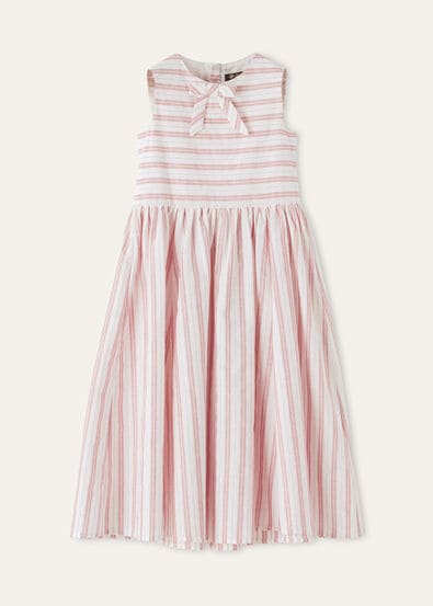 GIOVANNA DRESS COTTON VINTAGE STRIPES