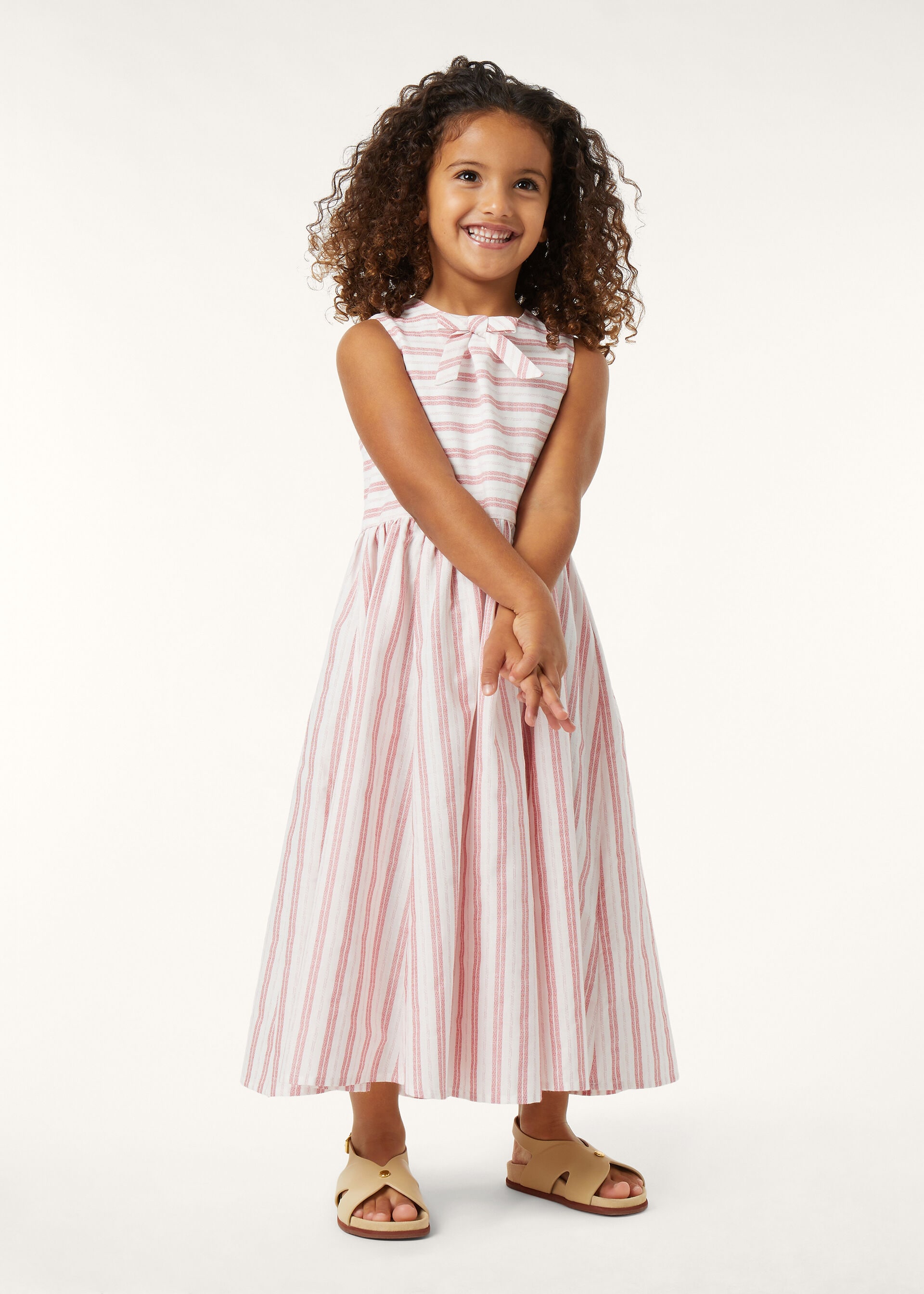 GIOVANNA DRESS COTTON VINTAGE STRIPES