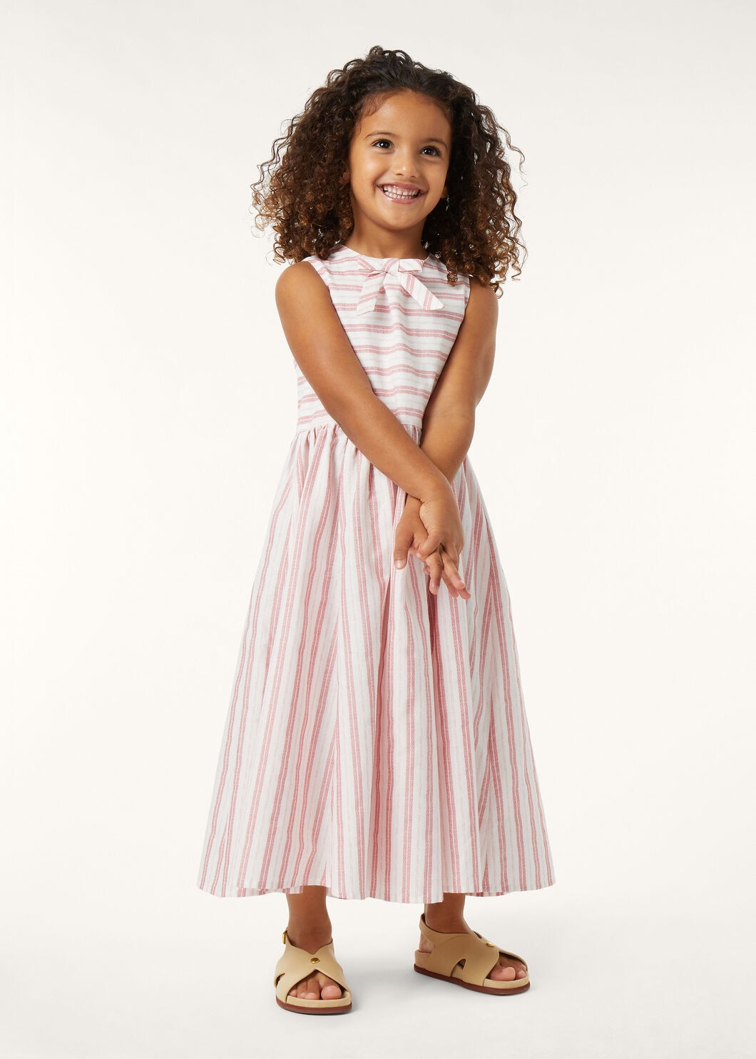 GIOVANNA DRESS COTTON VINTAGE STRIPES