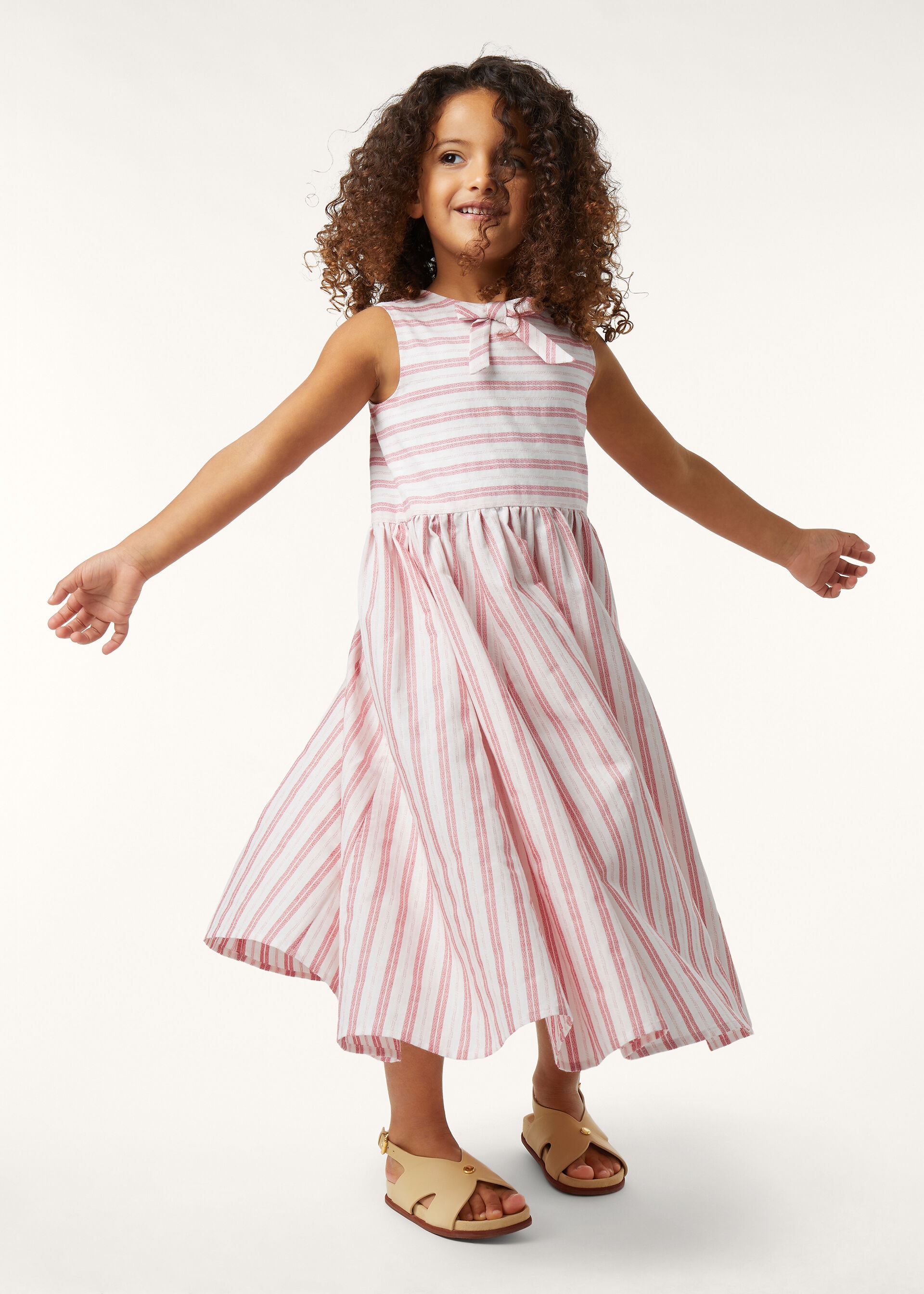 GIOVANNA DRESS COTTON VINTAGE STRIPES