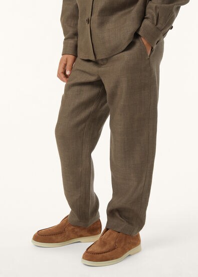 SHUN PANTS STRUCTURED LINEN WOOL