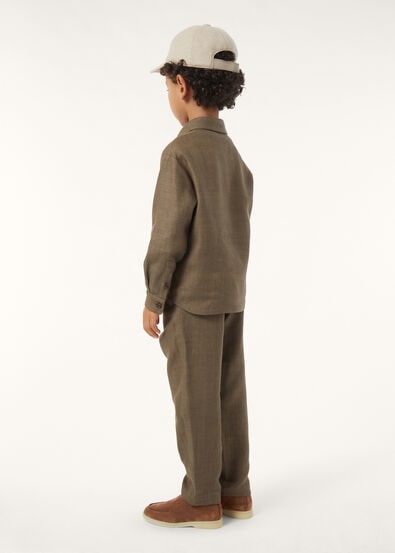 SHUN PANTS STRUCTURED LINEN WOOL