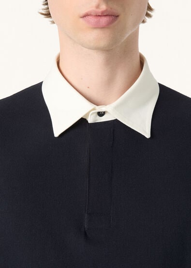 LUGGER POLO SWEATSHIRT COTTON TOUCH