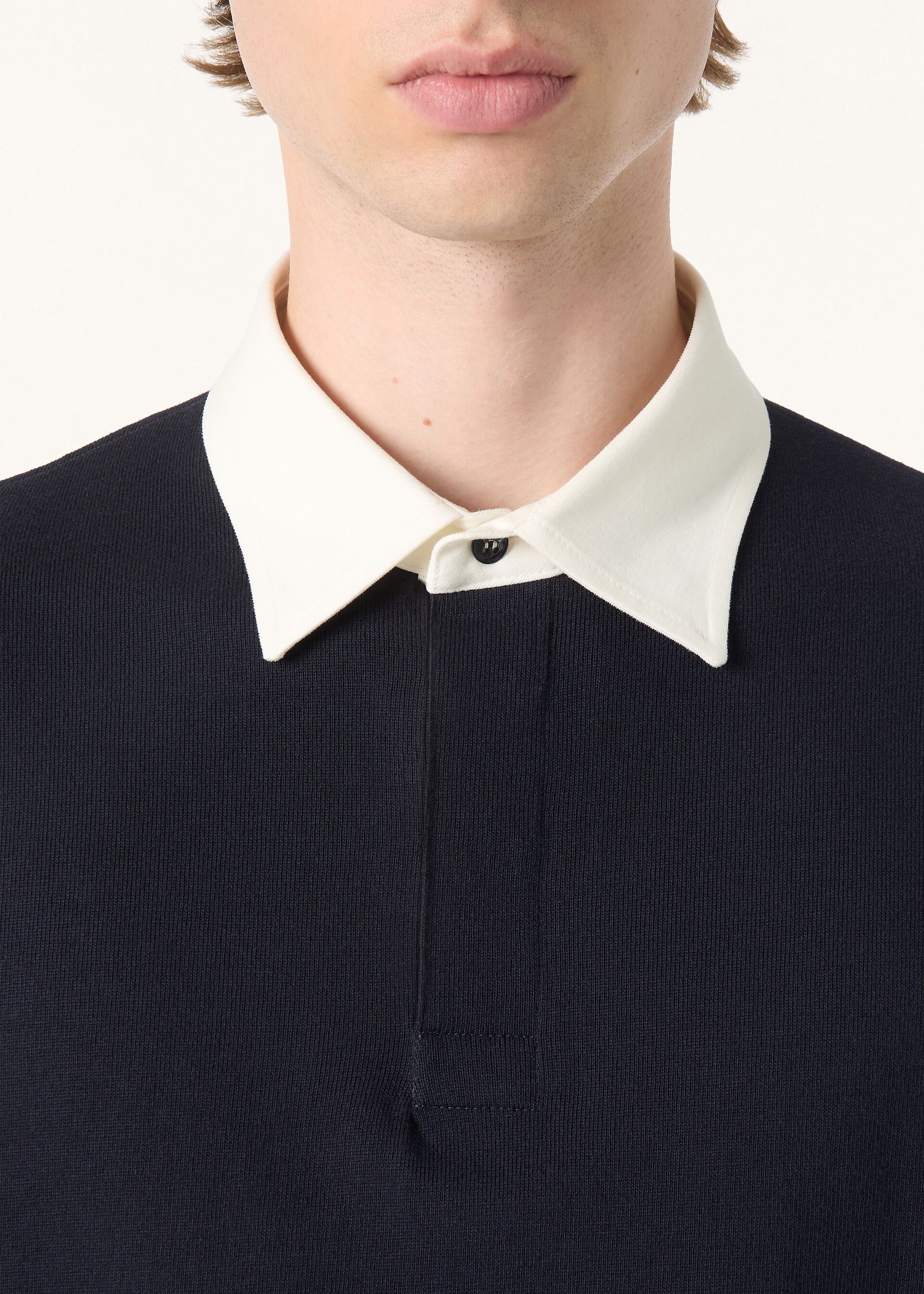 LUGGER POLO SWEATSHIRT COTTON TOUCH