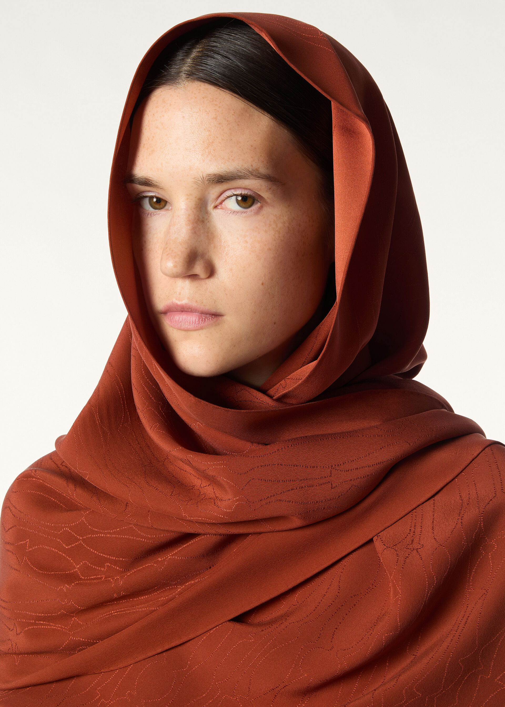 SPOLETTE JACQUARD STOLE SILK