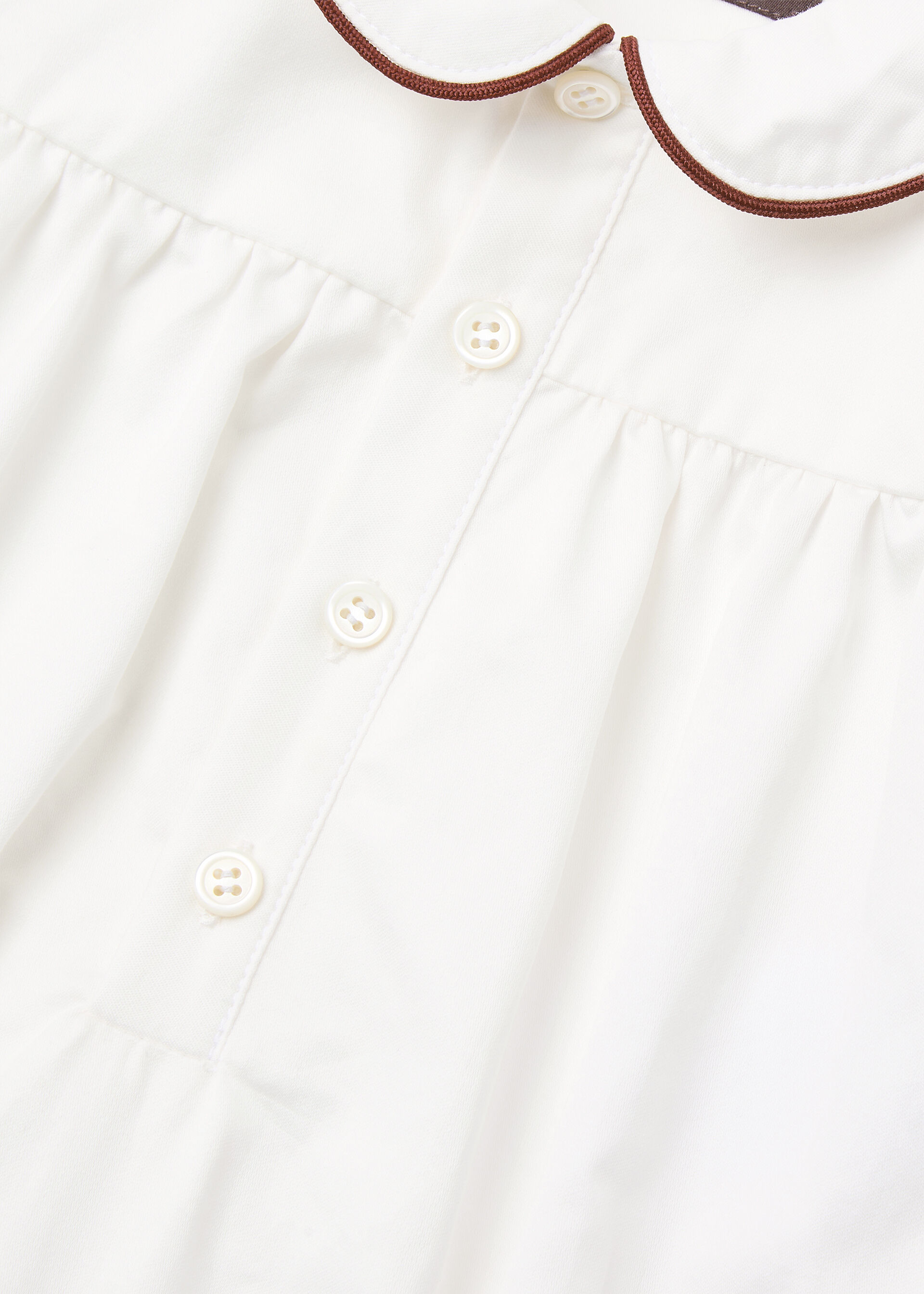 BOBBIE ROMPER PLAIN ORGANIC COTTON