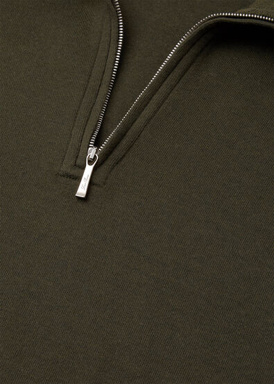 WHITNEY POLO BUTTONLESS SWEATSHIRT JERSEY LUXURY FLEECE