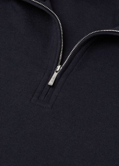 WHITNEY POLO BUTTONLESS SWEATSHIRT JERSEY LUXURY FLEECE