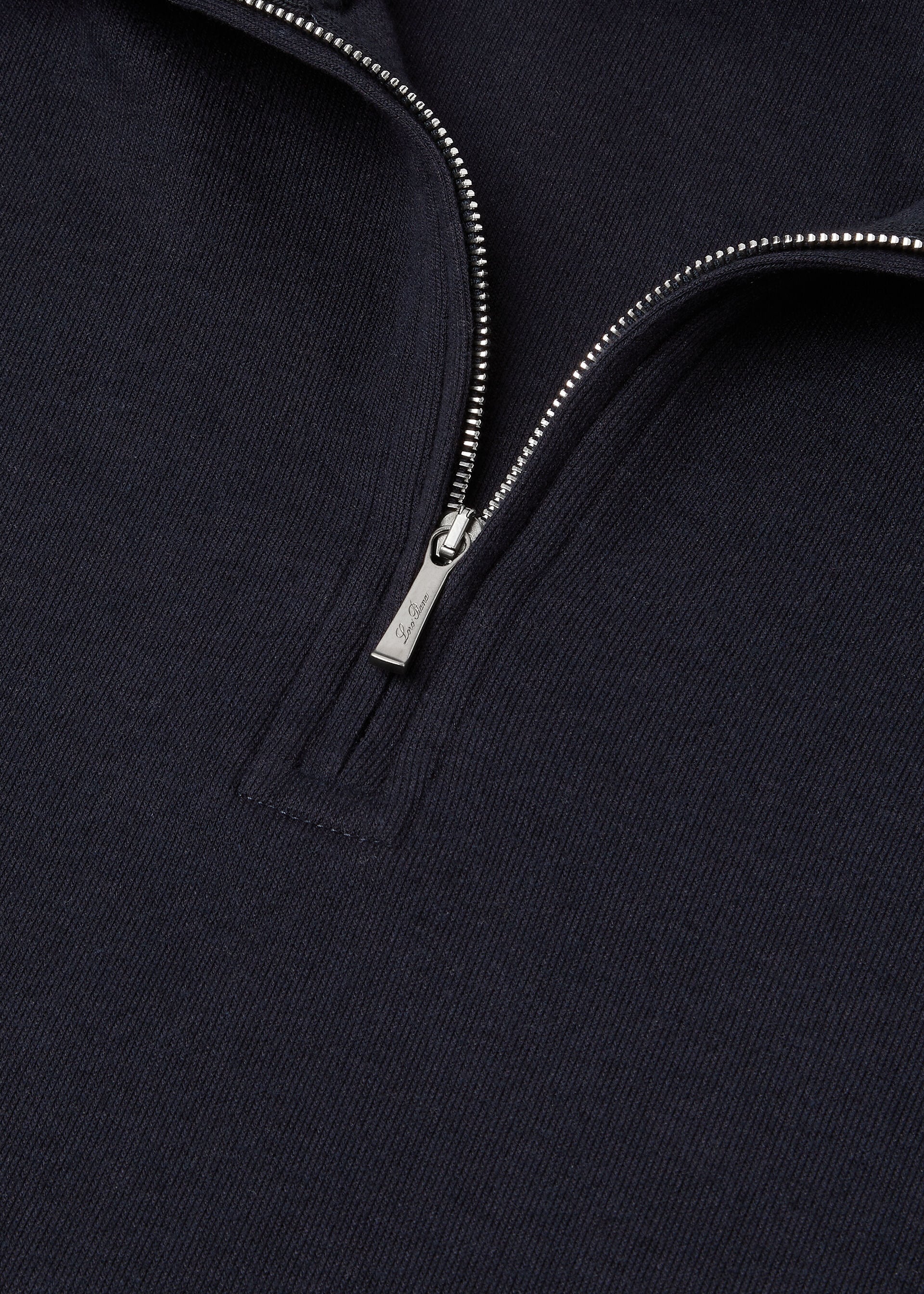 WHITNEY POLO BUTTONLESS SWEATSHIRT JERSEY LUXURY FLEECE