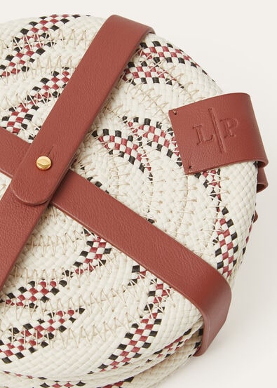 SET OF 6 COASTERS OXFORD STRIPE ROPE