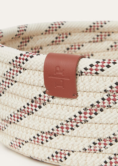 SMALL CENTERPIECE OXFORD STRIPE ROPE