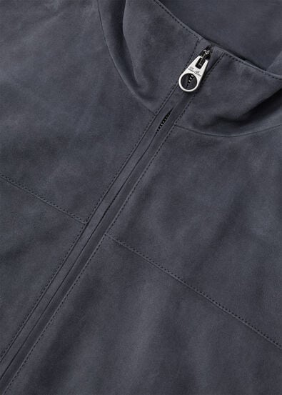 LORO PIANA BOMBER LOWERED SUEDE