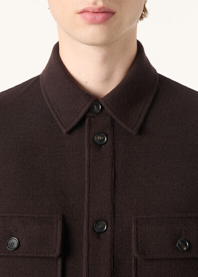 MARCO OVERSHIRT CASH COTTON SILK PIQUE