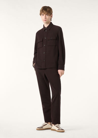 POPLAR PANTS CASH COTTON SILK PIQUE