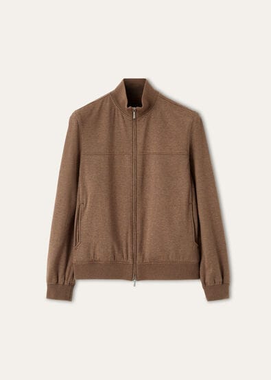 FIR BOMBER DOUBLE FACE COTTON CASH