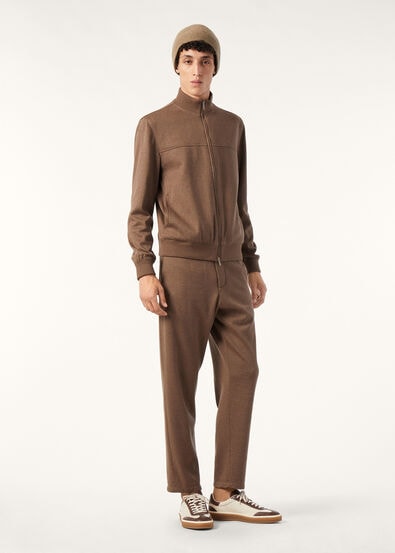 FIR BOMBER DOUBLE FACE COTTON CASH