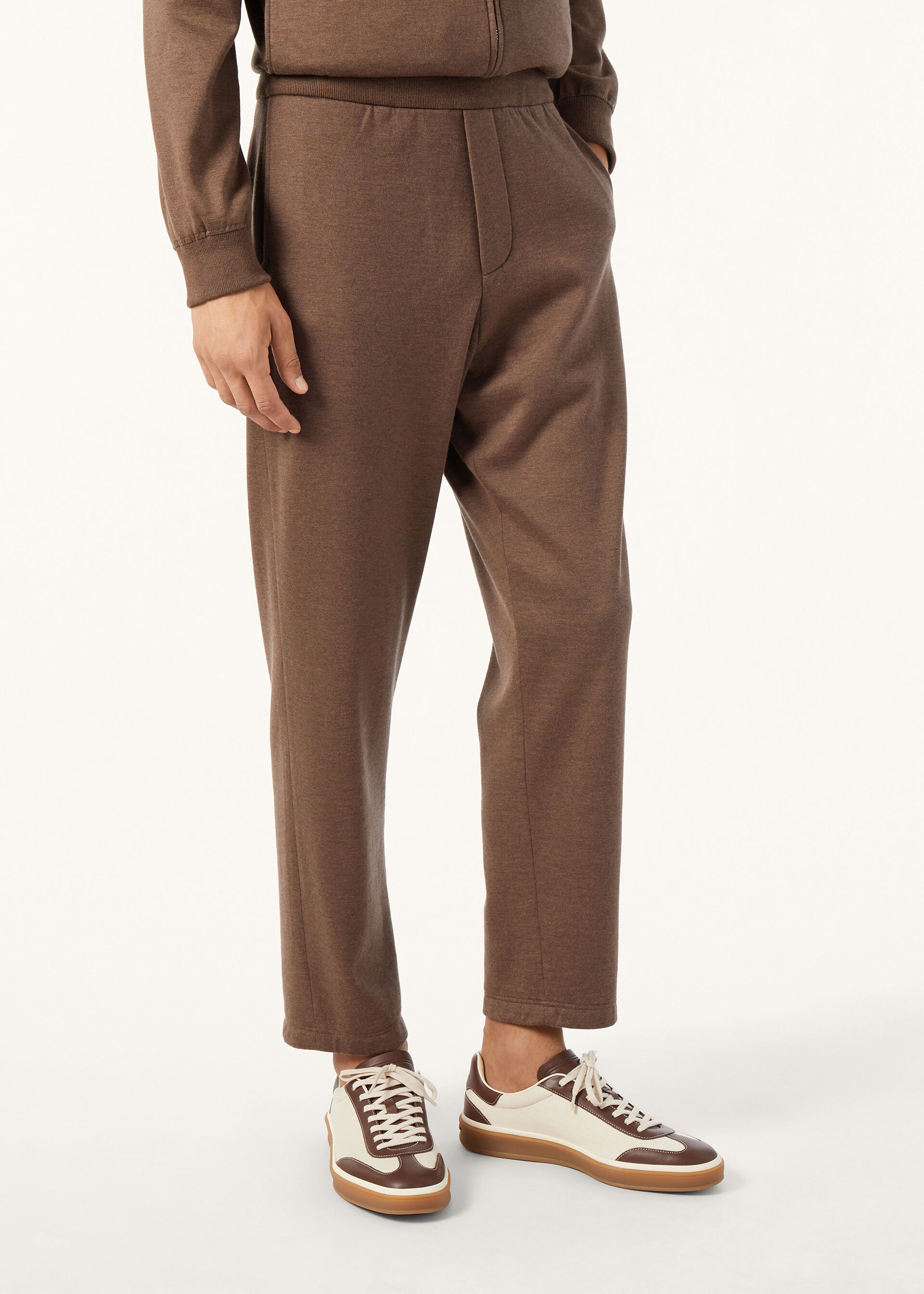 FIR PANTS DOUBLE FACE COTTON CASH