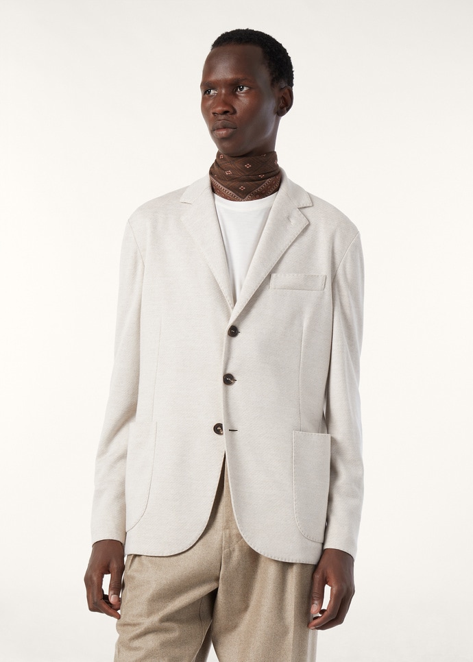 SWEATER NOTCH SB JACKET  WOOL LINEN_FAQ7707_D14E_3