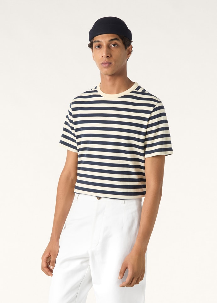 BARQUETINE T-SHIRT COTTON STRIPES_FAQ7718_F7TC_3