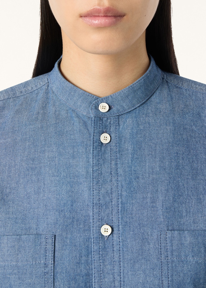 GYLES SHIRT OKAYAMA CHAMBRAY_FAQ7740_WF89_2