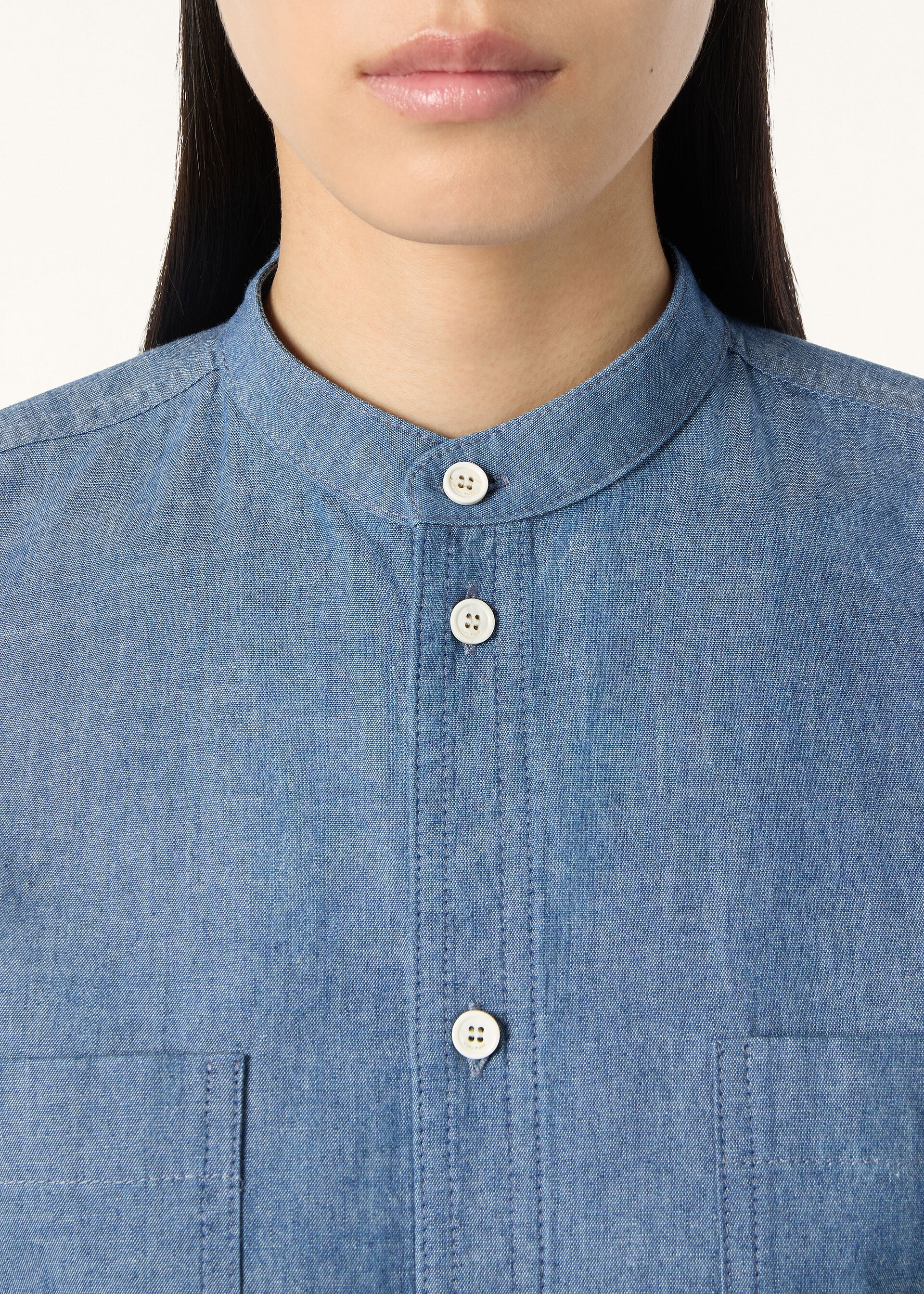 GYLES SHIRT OKAYAMA CHAMBRAY