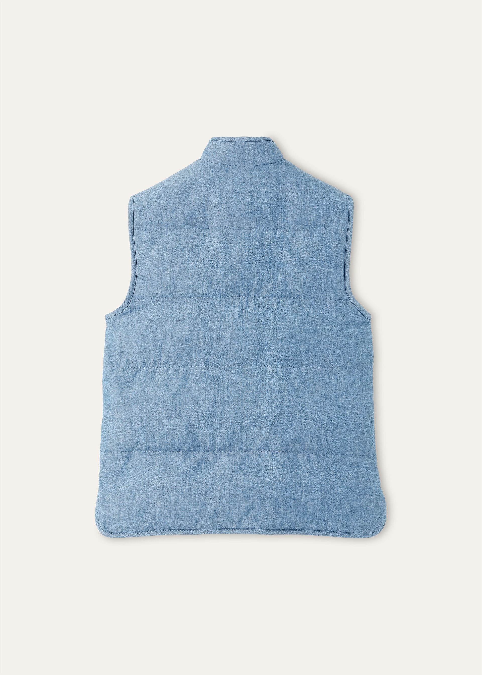 KRIS VEST OKAYAMA CHAMBRAY