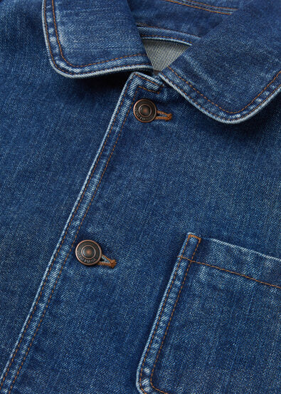 NICHI JACKET DENIM SILK