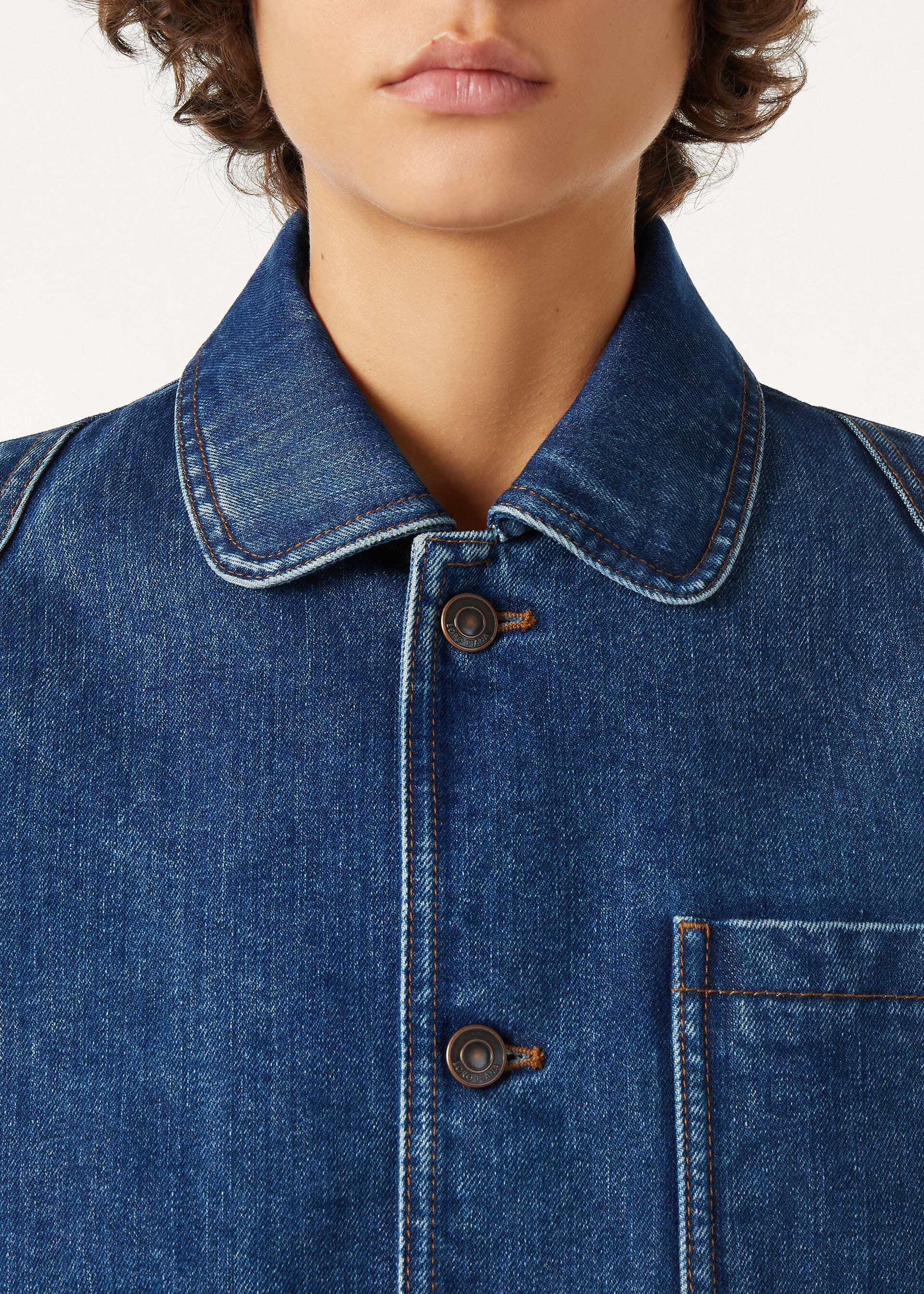 NICHI JACKET DENIM SILK