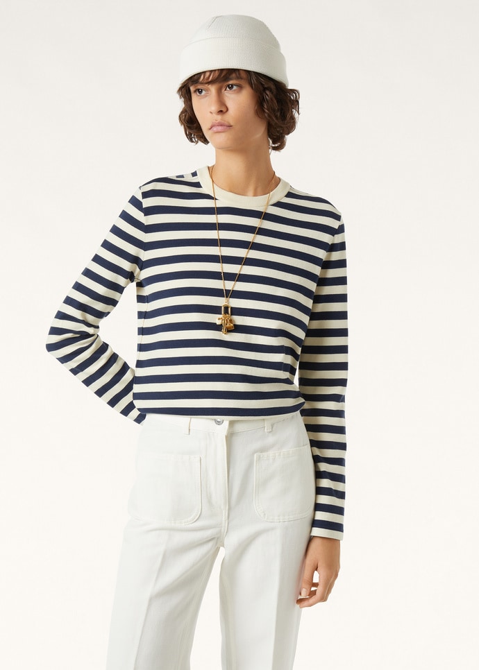 BARQUENTINE T-SHIRT LS COTTON STRIPES_FAQ7871_F7TC_3