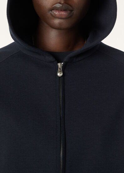 VIERA HOODED BOMBER LUXURY FLEECE