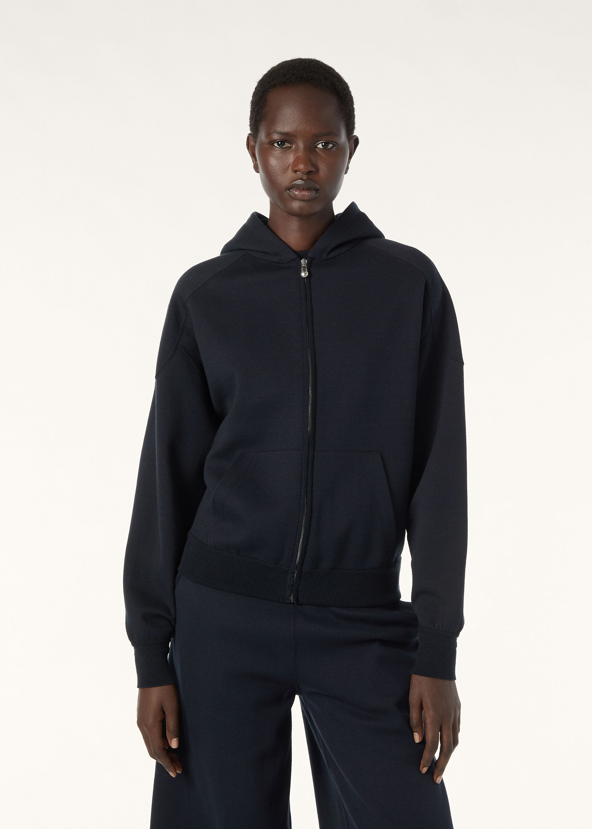 VIERA HOODED BOMBER LUXURY FLEECE