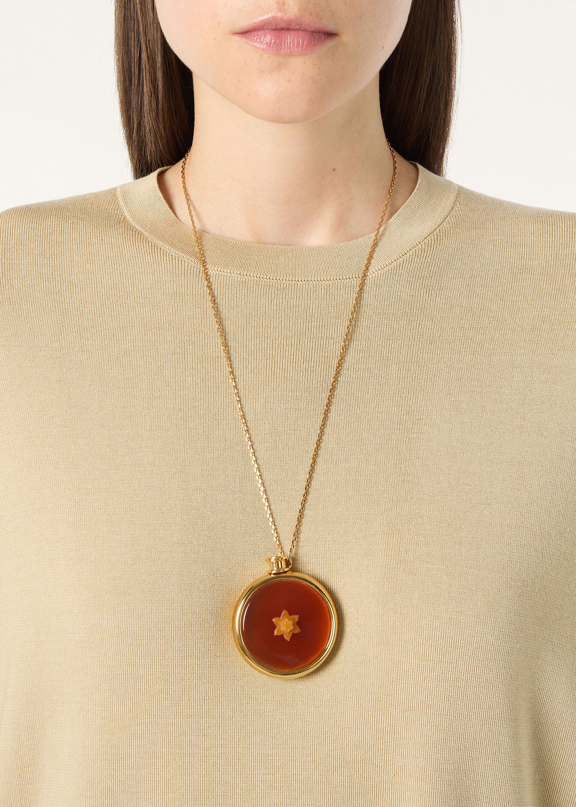 ALDER SS CREWNECK SWEATER SILK COTT GG 18